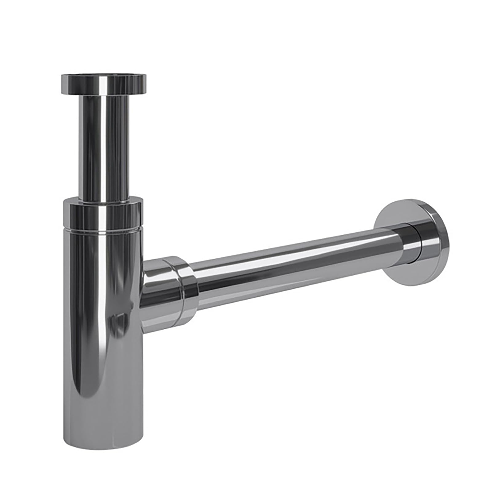 Sifone Lavabo Bagno con Apertura per La Pulizia,Kit Scarico Lavandino Bagno,Anti-Odore & Insetti,Tubo di Prolunga,Altezza Regolabile Sifone Lavandino,Facile da Installare