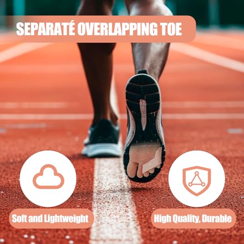 Image of 8 Pcs Pinky Toe Separator Bunion Corrector Toe Spacers Little Toe Protectors Pain Relief Cushions Soft Bunion Pads for Men Women Overlapping Toe Curled Pinky Toes Preventing Rubbing Relieve Pressure