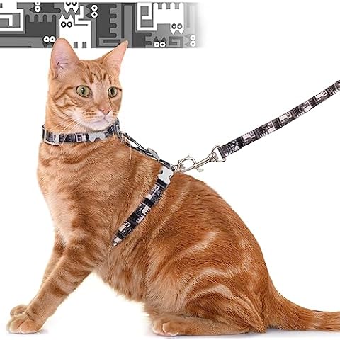 Supet Adjustable Escape Proof Cat Harness Cover