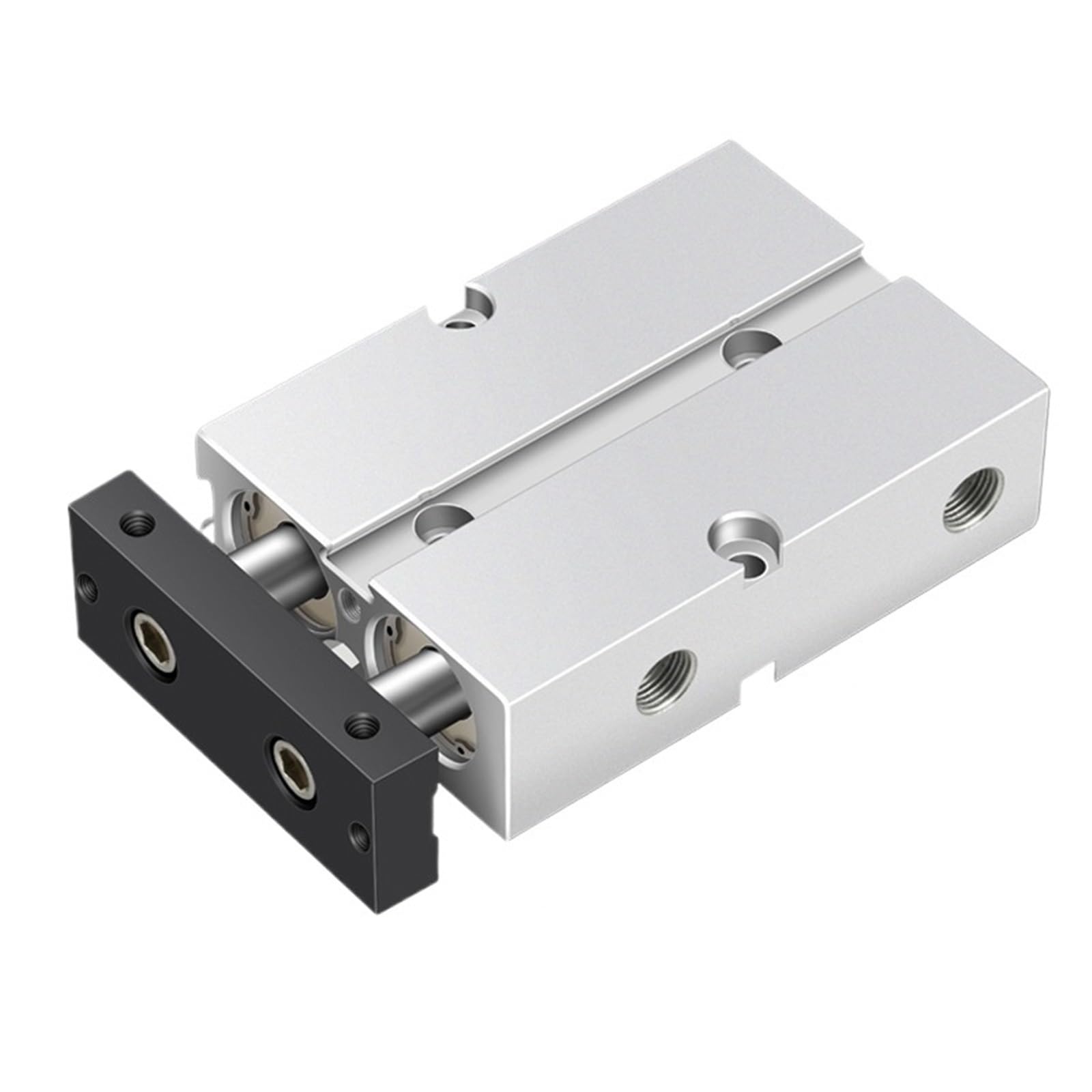 Cilindro neumático doble TN de aleación de aluminio con carrera de 15mm