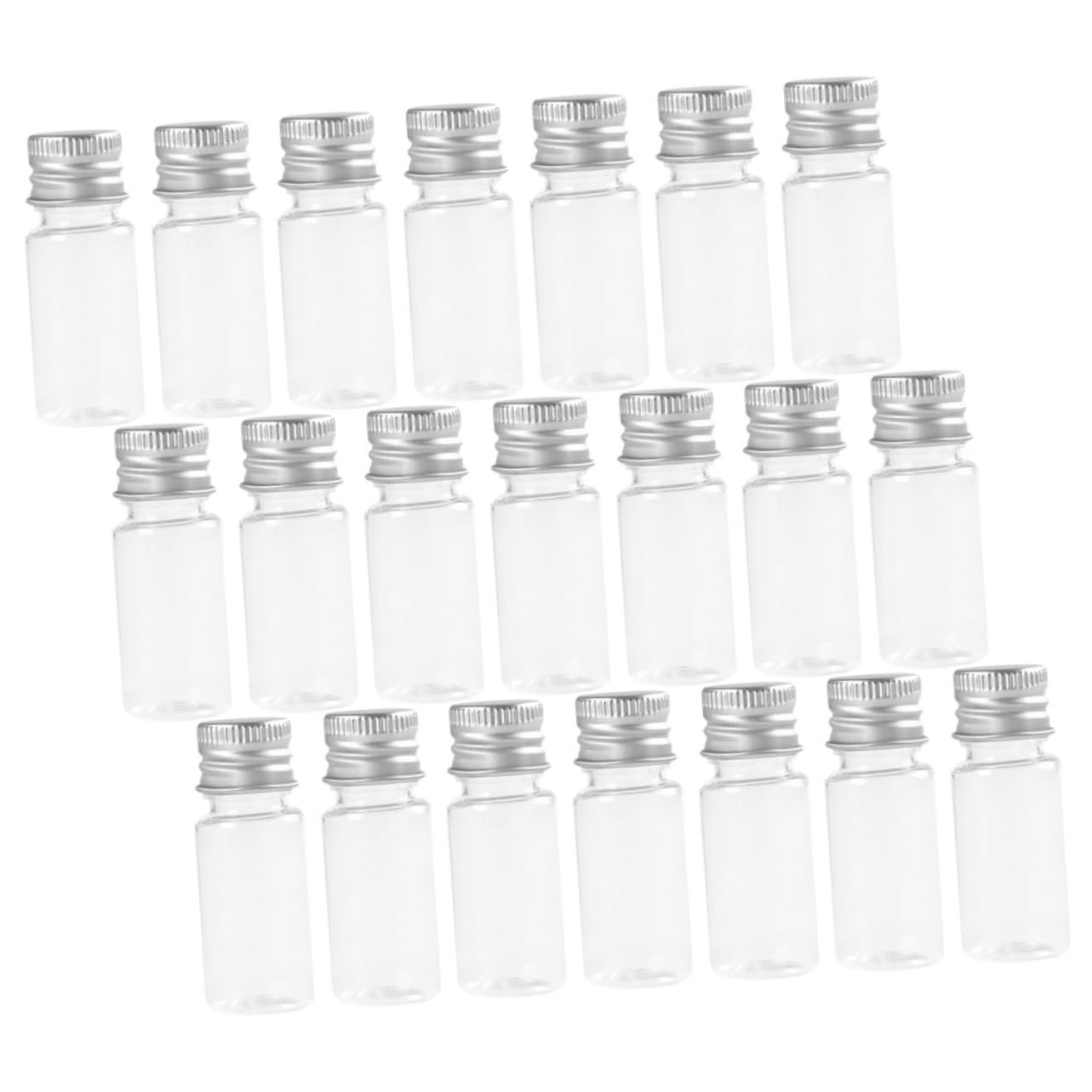 minkissy 36 Pcs Storage Container Clear Container with Lid Sample Test Tube Tiny Vials Scientific Experiments Tube Storing Jewelry Vials Mini Powder Jars Candy Storage Bottle Plastic