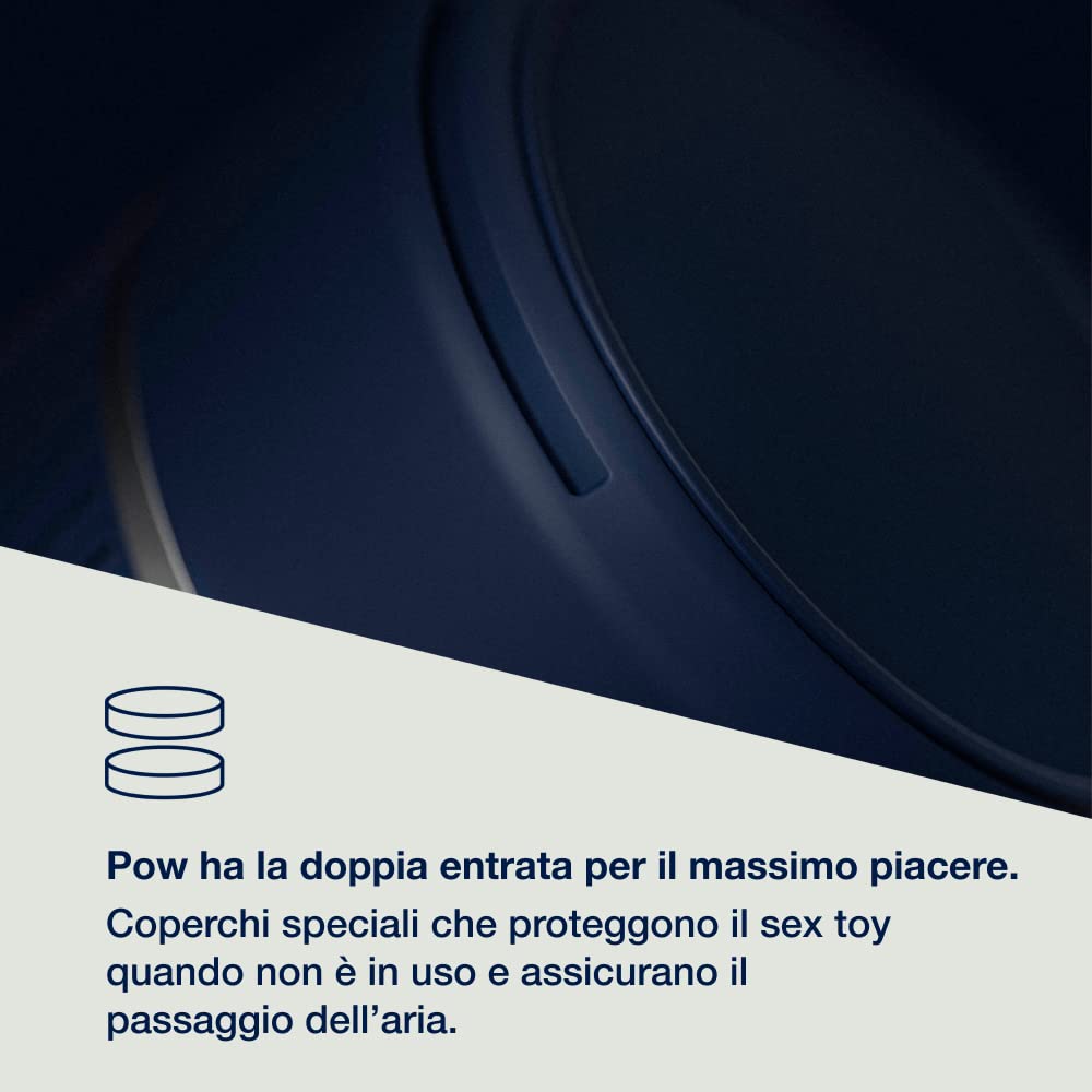 Arcwave Pow Masturbatore Maschile | Stroker per il Pene | Dispositivo per la Masturbazione| Sex toy per Uomini| Giochi Sessuali per Adulti | Blu
