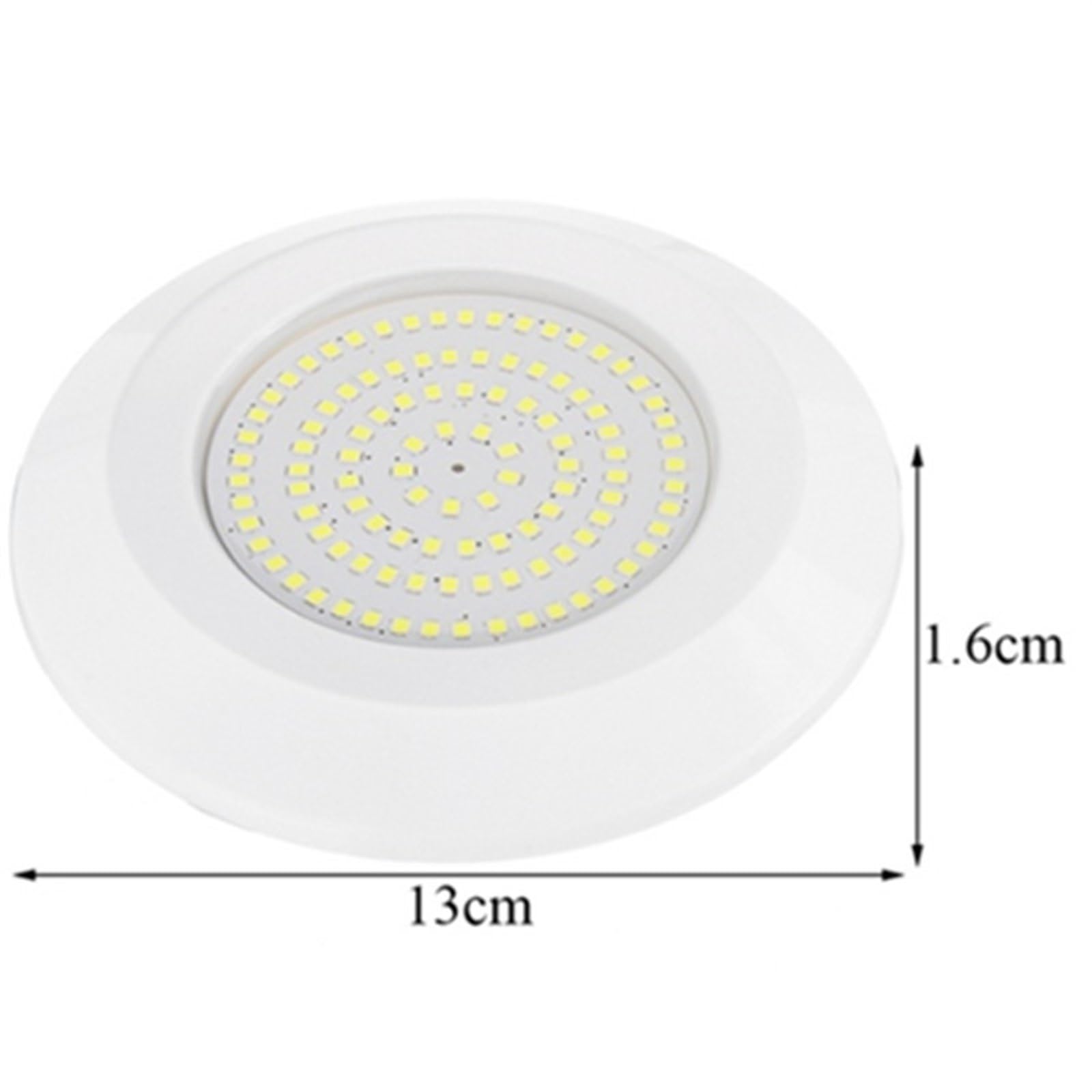 EDEDE Luci Piscina, Luce for Piscina a LED Luce for Piscina RGB 9W RGB Controller di Controllo Esterno Luce LED DC12V(Warm White)