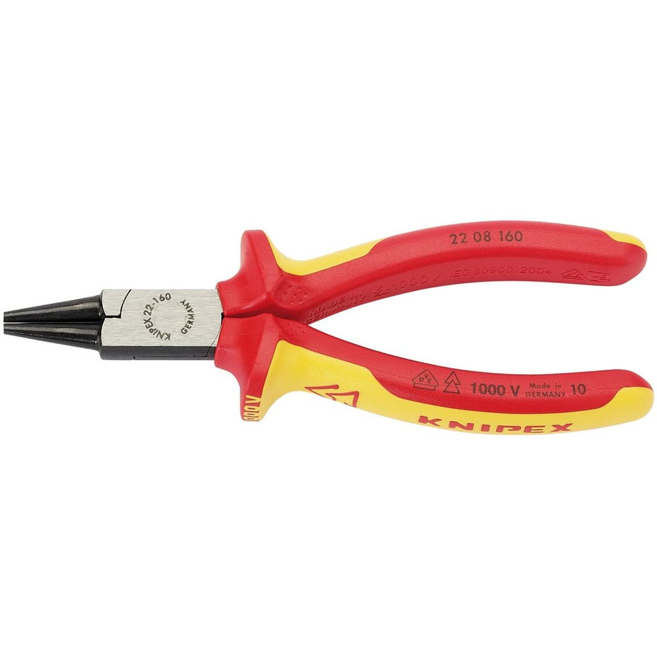 Knipex Blue 31990 160Mm Fully Insulated Round Nose Pliers