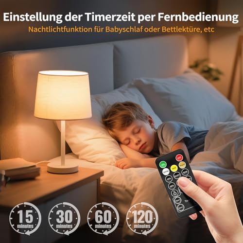 Suright 2 Stück Wiederaufladbare Glühbirne mit Batterie, E27 LED 3 Farben Dimmbare Abnehmbare Akku Glühbirne mit Fernbedienung und Timing für Nicht Verkabelte Dekoration Lampen