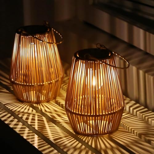 Solar Lanterns, KagoLing Solar Lanterns Outdoor Waterproof Gifts for Women Hanging Lights Outdoor Waterproof Lamp Lights Decoration for Outside Garden,Yard,Patio,Porch,Trees,Lawn,Pathway Decor - Image 7