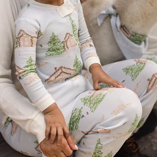 Burt's Bees Baby Family Matching Holiday Pajamas - Organic Cotton PJs for Infants, Toddlers, Kids, Men, and Women4