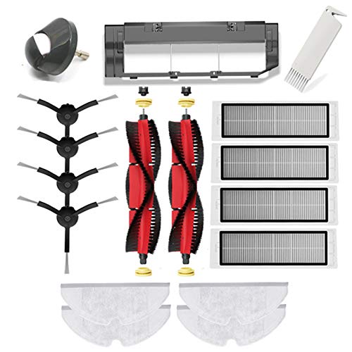 Ganzes Set Zubehör für S5 max / s6 max / s6 maxV / s6 Reiner Roboter-Staubsauger waschbarer Hauptseite Bürstenfilter Mopp,B