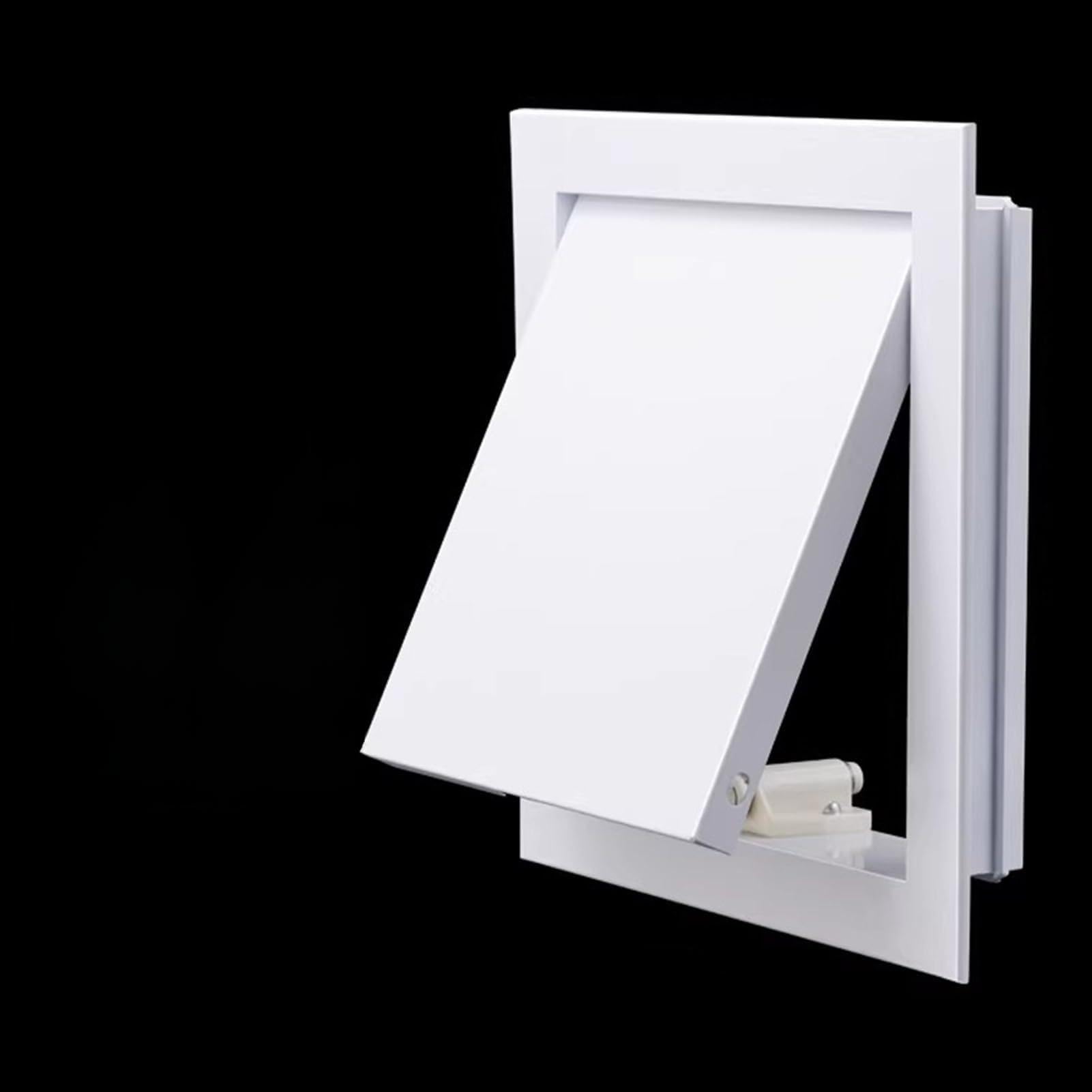 Yilufaykp White 20X20", 22X22" Aluminum Access Panel, Push To Open Inspection Hatch With Magnetic Opening And Closing, Wall Hole Cover For Hospital, School, Hotel(24X24in/61X61cm)