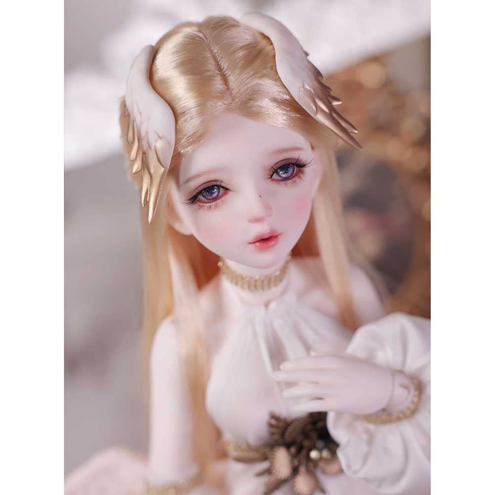 1/3 24 BJD Doll Face Makeup + Eyes + Wig + Shoes Full Set Clothes Girl Gift Toy