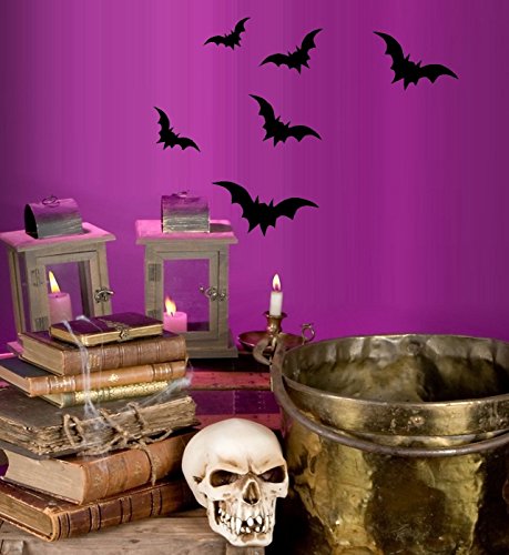 Bats 6 Count ~ Halloween: Wall OR Window Decal, 13