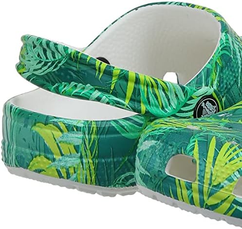 Crocs Unisex- Adult Classic Printed Floral Clogs, Tropical Palm, 4 Women/2 Men | Image 6