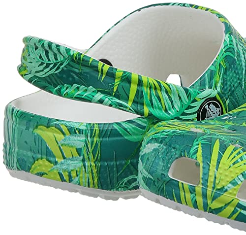 Image of crocs Unisex-Adult Classic Marbled Clog WHI /Oxgn Clogs