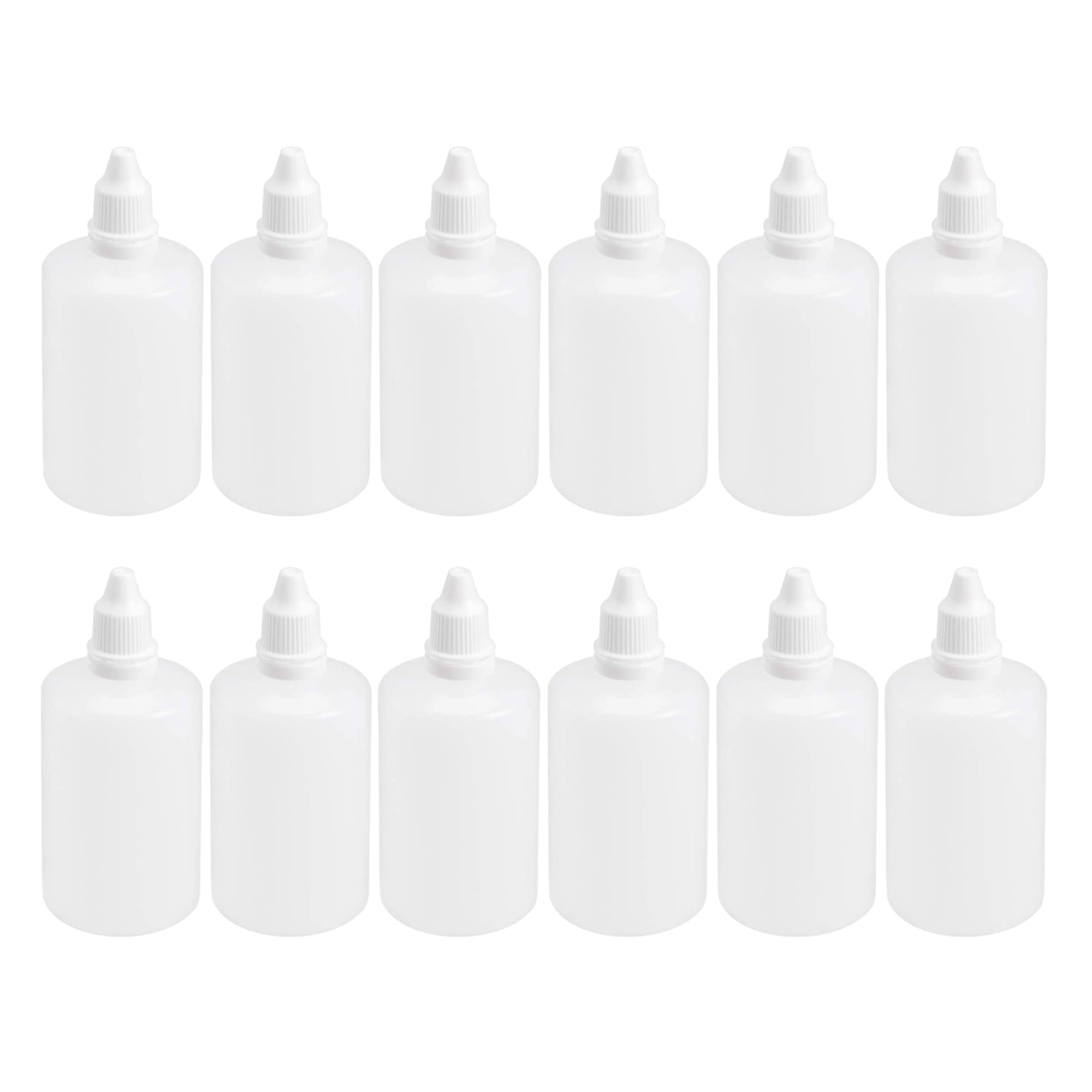 Flacons compte-gouttes en plastique de 100 ml pour doser sans fuite vos huiles, colles et liquides