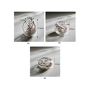 Amazon｜ドライフラワーガラスキャンドルホルダークリエイティブ