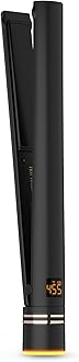 Hot Tools Pro Artist Black Gold Evolve Ionic Salon Hair Flat Iron | Long-Lasting Finish for Straightening Hair, (1 in)