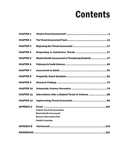 Comprehensive School Threat Assessment Guidelines: Intervention and Support to Prevent Violence, 2nd Edition      Spiral-bound – September 7, 2024