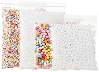 Funballs Foam Beads for Slime DIY – Styrofoam Slime Beads with Fruit Splice and Sticky