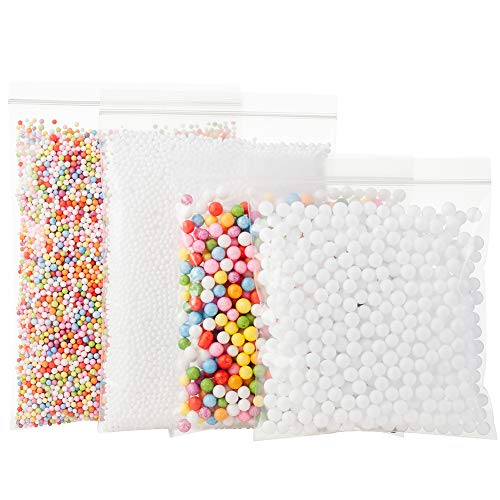 Funballs Foam Beads for Slime DIY – Styrofoam Slime Beads with Fruit Splice and Sticky