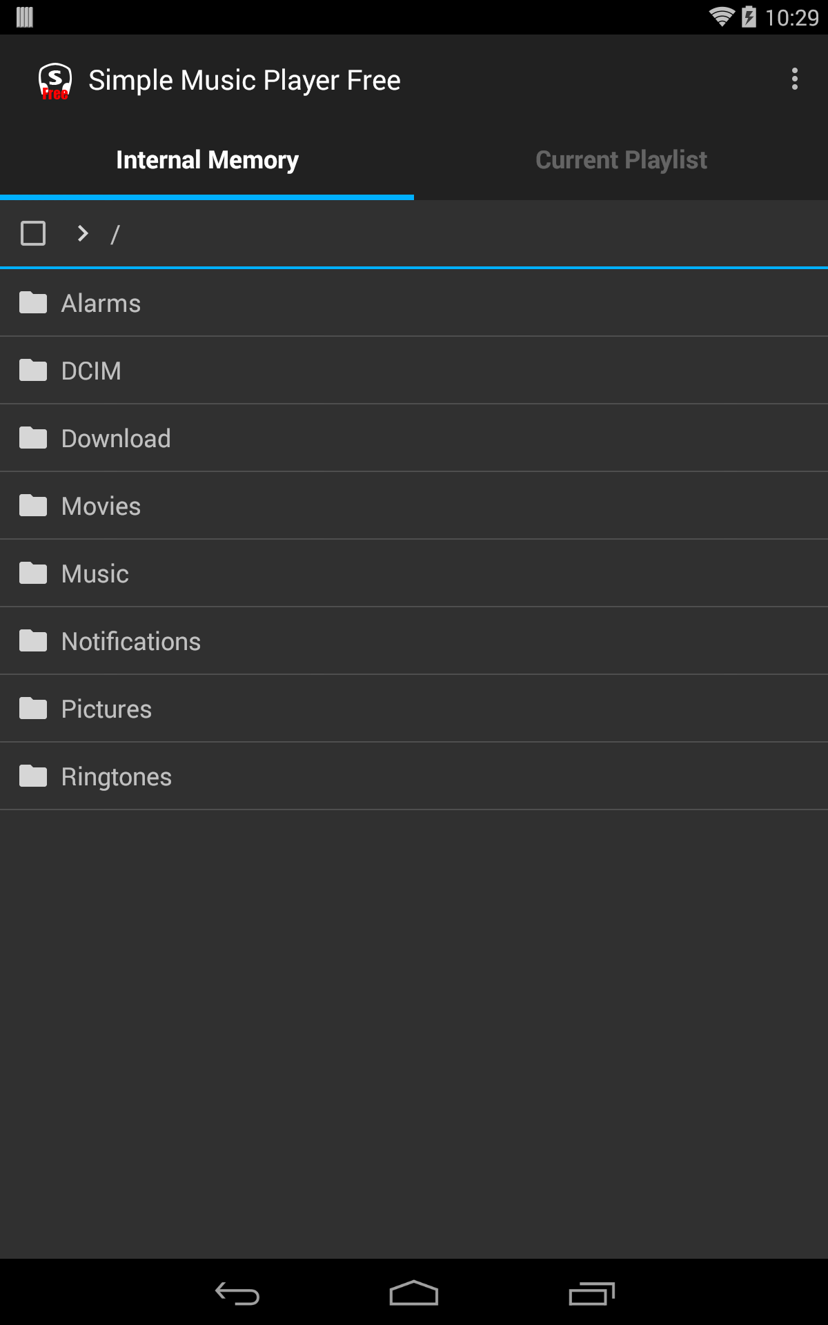Simple Music Player for Android