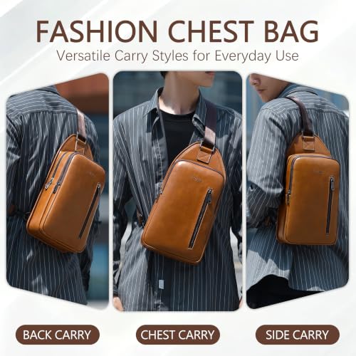 Image of FSD. WG sling Backpack for Men Chest Bag Crossbody Shoulder Bags Travel Hiking Bag Purse for Men with Water Resistant