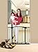 Dreambaby Chelsea Auto-Close Extra-Wide Baby Safety Gate-Black (Fits openings with 38-42.5 inches wide)-Model F170B