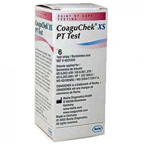 Preisvergleich Produktbild ( 5926 ) ROCHE DIAGNOSTICS COAGUCHEK XS PT TEST 6STR