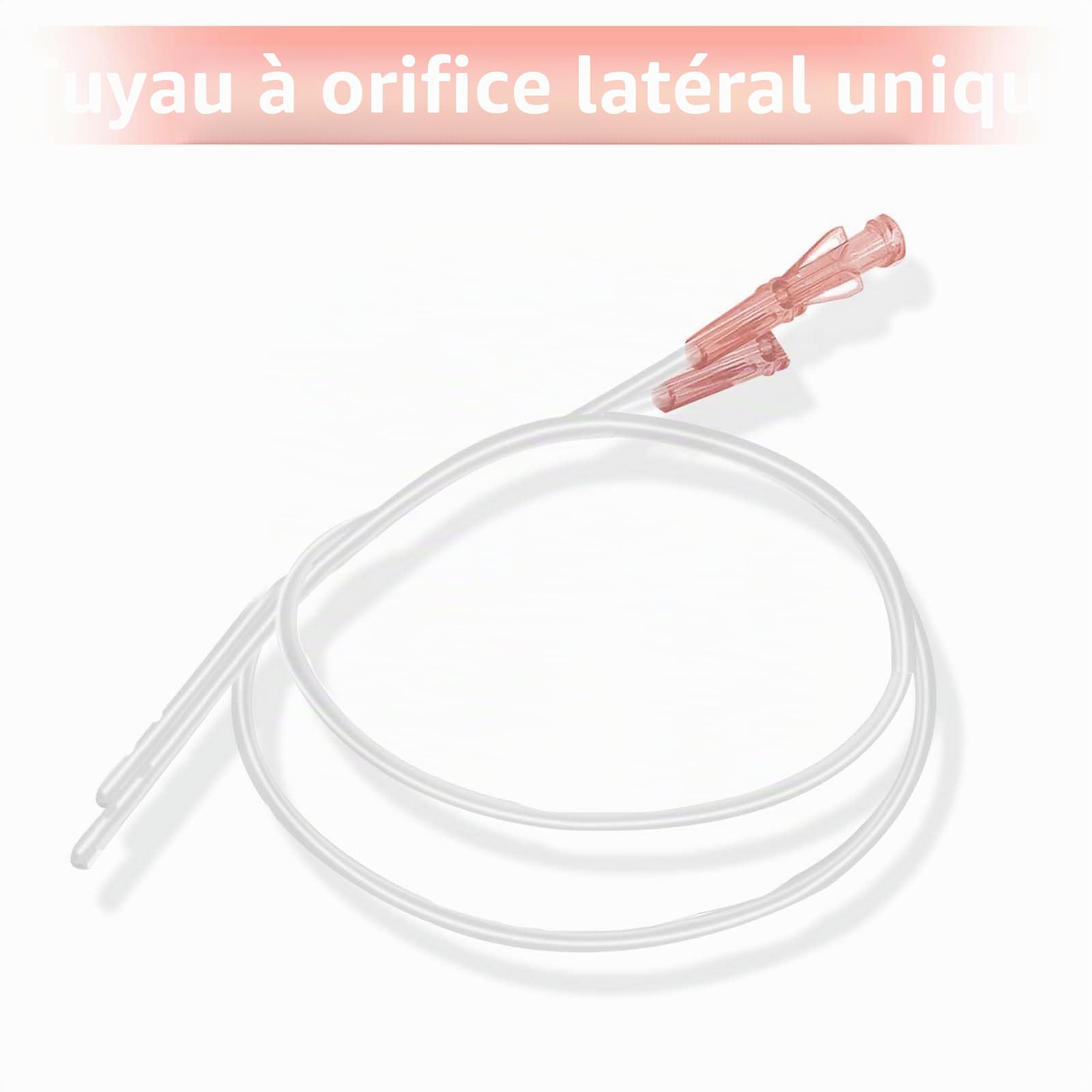 10PCS Cathéter pour chien avec sonde, Dégagement urétral, Obstruction urinaire avec ouverture latérale, Instrument vétérinaire. (2.0X500MM)
