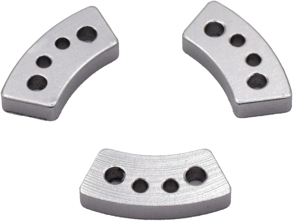Hot Racing Aluminum Hard Anodized Slipper Clutch Pads (3) - TRA Compatible RC Vehicle Clutch Pad