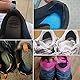 16 Stück Schuhflicken für Löcher, selbstklebende Schuhabsatzreparatur, Schuhlochreparatur für Turnschuhe, Lederschuhe, High Heels, shoe patch (schwarz)