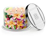 HomeWorx by SLATKIN + CO. Candle- Citrus Plumeria, 18 oz. Premium Scented Candle - 30-55 Hours Burn Time
