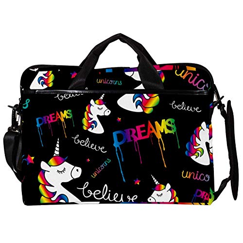 Sacoche ordinateur 14-15,4 pouces licorne pour étudiante et bureau
