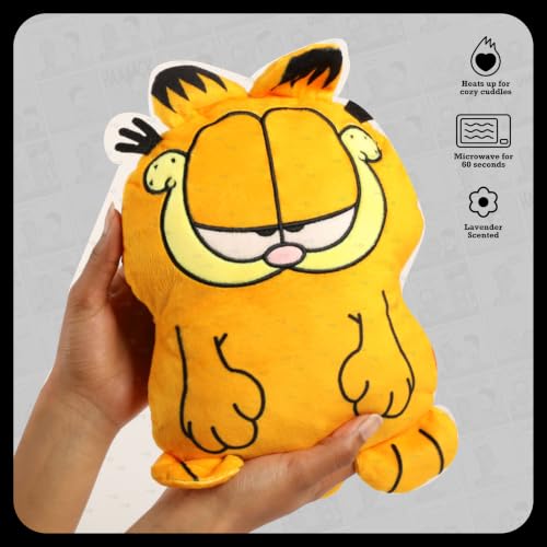 Image of Happy Helpers Garfield By Relatable - Cozy Comfort That's Anything But Boring, Get Relief with This Plush Heating Pad for Period Cramps and Body Pain - Includes 1 Microwavable Garfield Heating Pad
