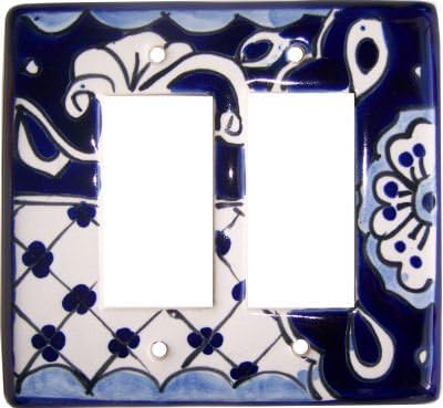 Double Decora Traditional Talavera Switch Plate