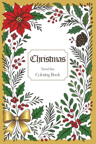 Christmas Travel Size 6X9: A Cozy Collection of Christmas Designs to Color image 2