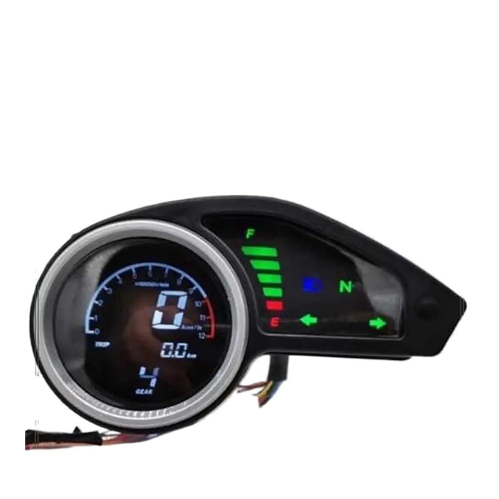 Velocímetro Digital para motocicleta, velocímetro, tacómetro y | Odómetro digital universal para motocicleta, velocímetro, tacómetro y medidor con luz nocturna.