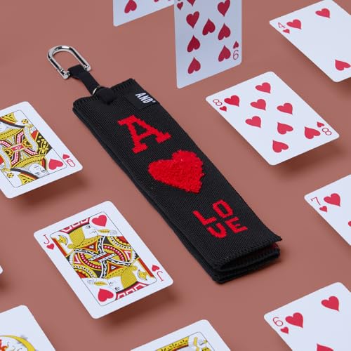 Image of ANDGOLF Pleats Ball Towel, Use to Wash My Ball and Club, Best Choice for Golf Gifts, Embroidered Golf Towels, Clip for Bags /Pants /Skirts, Durable Elastic Band, Colorful Fashion Golf Item (red)