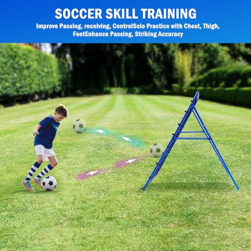Image of Volleyball Baseball Rebounder Net, Softball Rebounder Pitchback Net Quick Adjustments, Quick Adjustments Lacrosse Bounce Back Practice Equipment, Ideal for Outdoor Indoor and Backyard Training