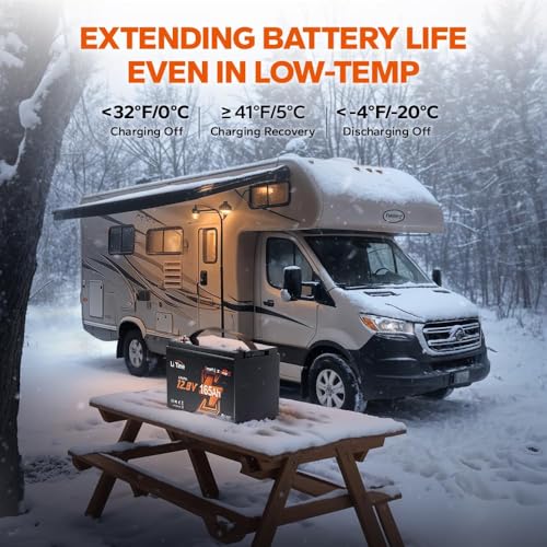 Image of Litime 12V 165Ah Group 31 LiFePO4 Lithium Battery for RV Marine Boat(4Pack)