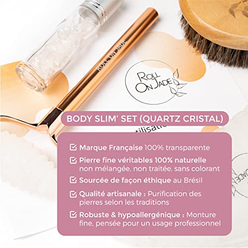 Anti rétention d'eau et cellulite : le kit de massage corporel en quartz cristal - 3