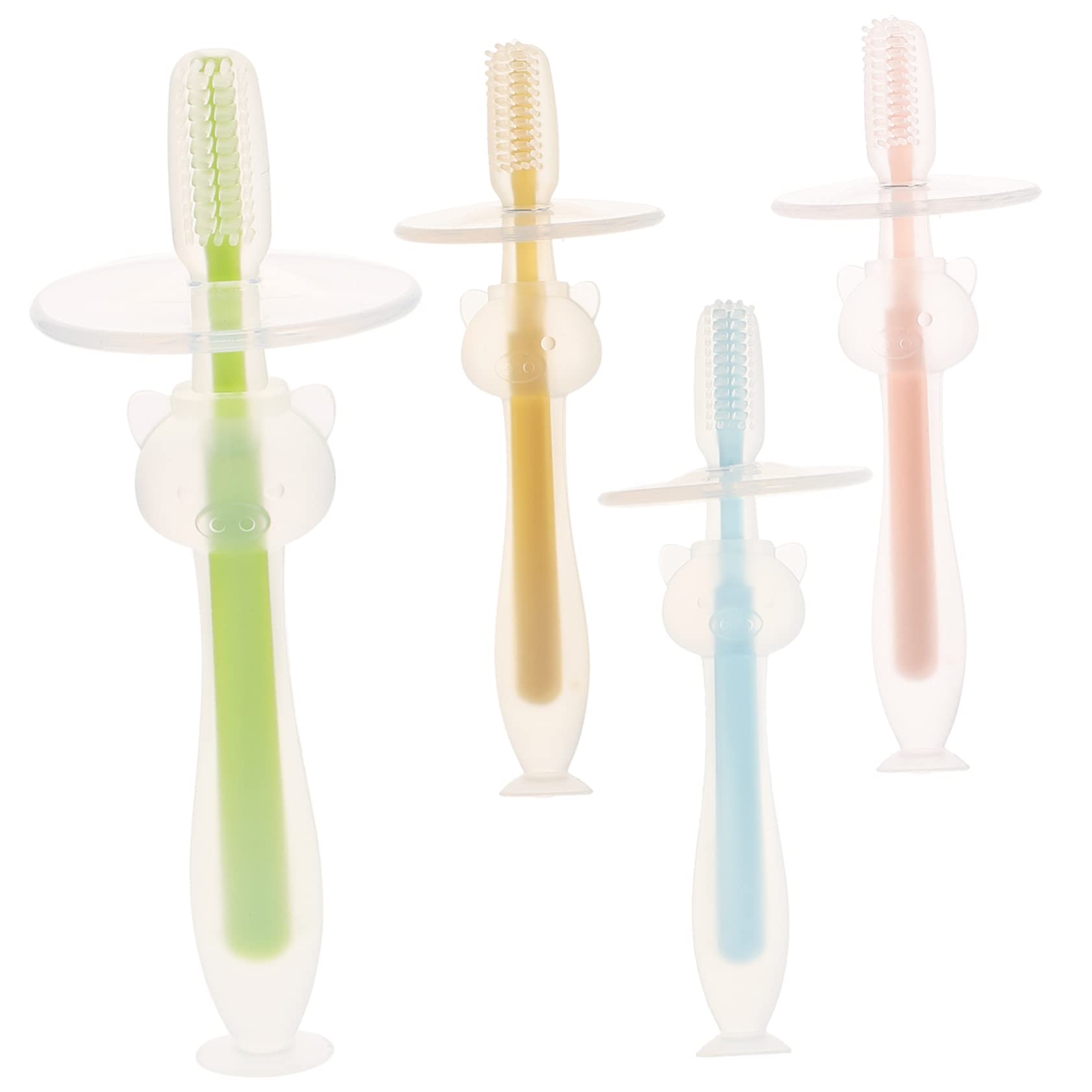 Baluue 16stücke Zahnbürsten Für Mädchen Und Kleinkinder Mit Saugnapf Weiche Ergonomische Bürsten Für Sanftes Zähneputzen Und Gute Gewohnheiten Für Tägliche Anwendung