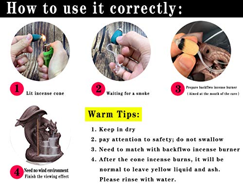 Fly Dragon Backflow Incense Burner Handmade Waterfall Incense Holders Home Decor Gift Statue Ornaments #TOP4