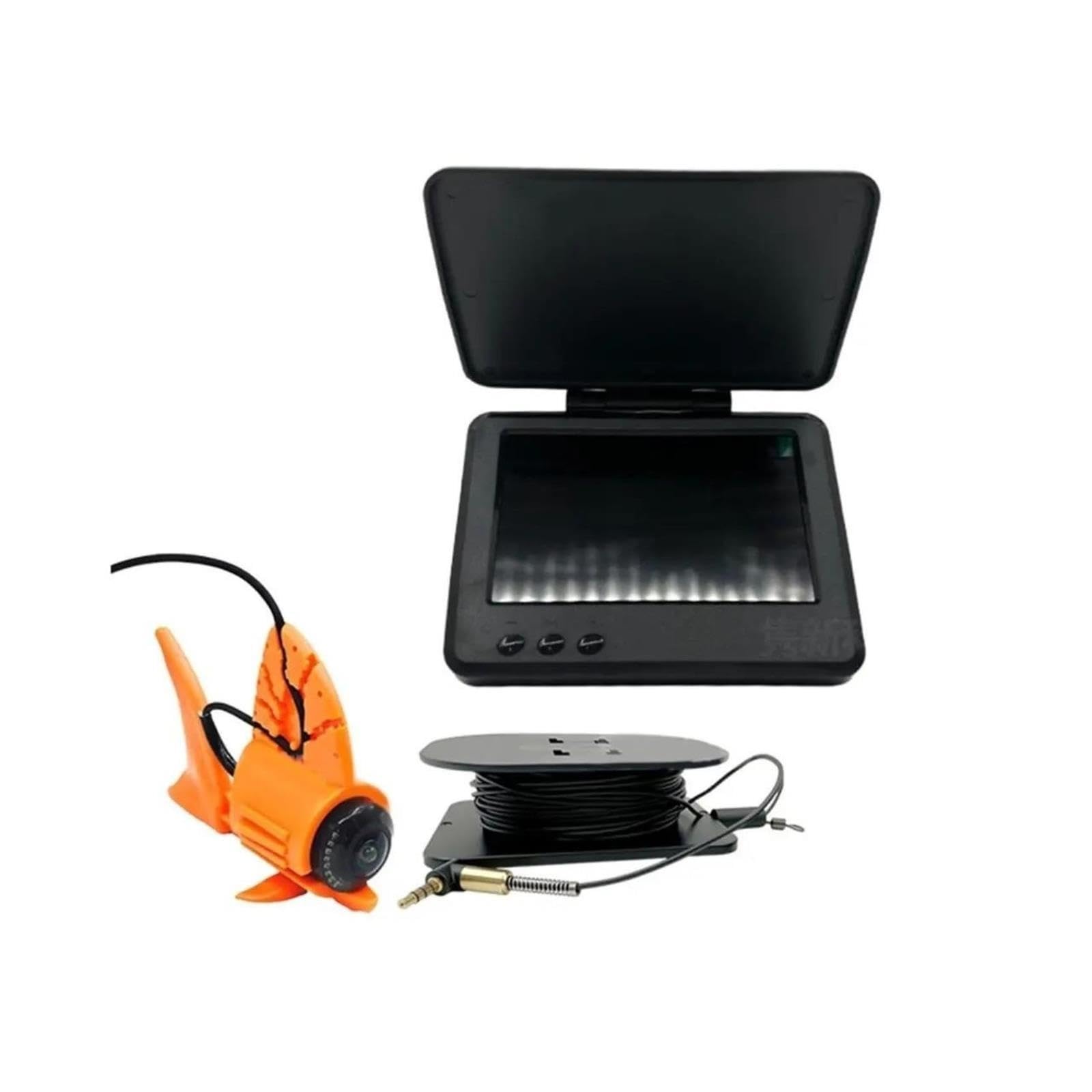 Fotocamera per la Pesca Subacquea Telecamera da Pesca Subacquea 4,3 Pollici Cavo 20 m IP68 IR Visione Notturna
