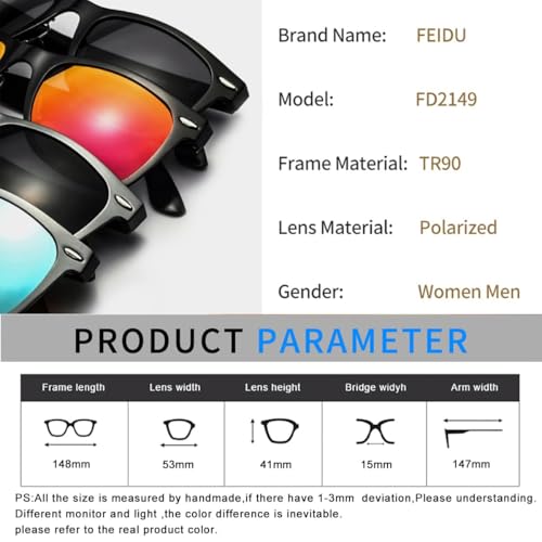 Men's and women's sunglasses, polarized glasses, vintage sunglasses, driving, fishing, sports, etc3