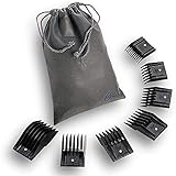 Oster Universal Comb Attachment Blade Guard 7-Piece Set, Size # 0, 1, 2, 4, 6, 8, 10 for Oster Professional Clippers