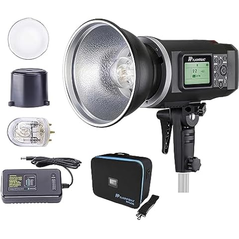 Flashpoint XPLOR 600 HSS Outdoor Battery Powered Studio Flash Strobe Monolight w/Built-in R2 2.4GHz Radio Remote System, Bowens Mount, 600Ws 11.1V 8700mAh Lithium Battery, 450 Full Power Flashes Cover