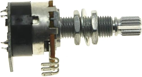 Miniatura 5 de Shadow Kill Pot - Potenciómetro de bajo para guitarra con interruptor de empuje para matar el audio del sonido o cono lineal