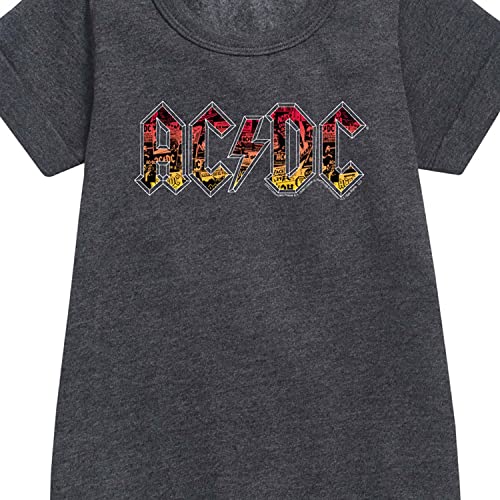HYBRID APPAREL - ACDC - Poster Texture - Toddler and Youth Girls Fleece Dress2