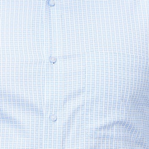 Image of Raymond Men's Pure Cotton Structure Pattern Slim Fit Semi Cutaway Collar Full Sleeve Formal Shirt