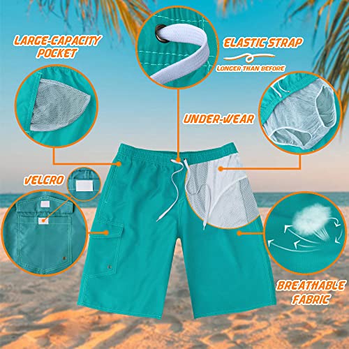Image of Mens Swimming Trunks Swim Trunks Quick Dry Swim Shorts with Mesh Lining Funny Swimwear Bathing Suits